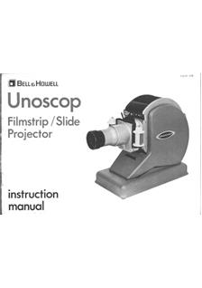 Bell and Howell Unoscop manual. Camera Instructions.